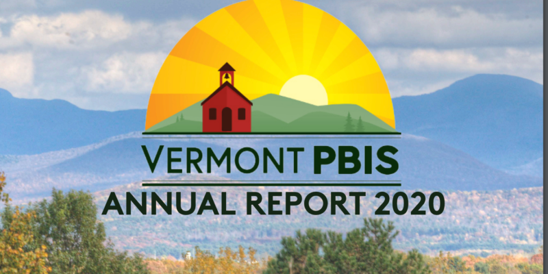 Thumbnail for 2020 PBIS Vermont annual report