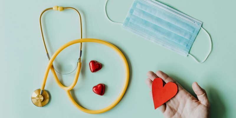 Medical supplies and equipment and a few small hearts