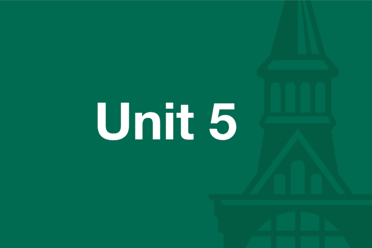 Text: Unit 5