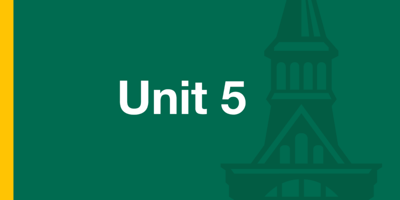 Text: Unit 5