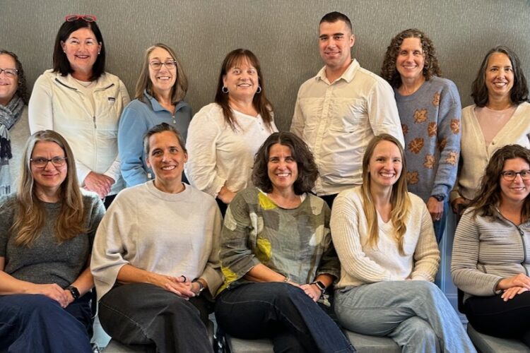 I-Team members pose for a team photo.