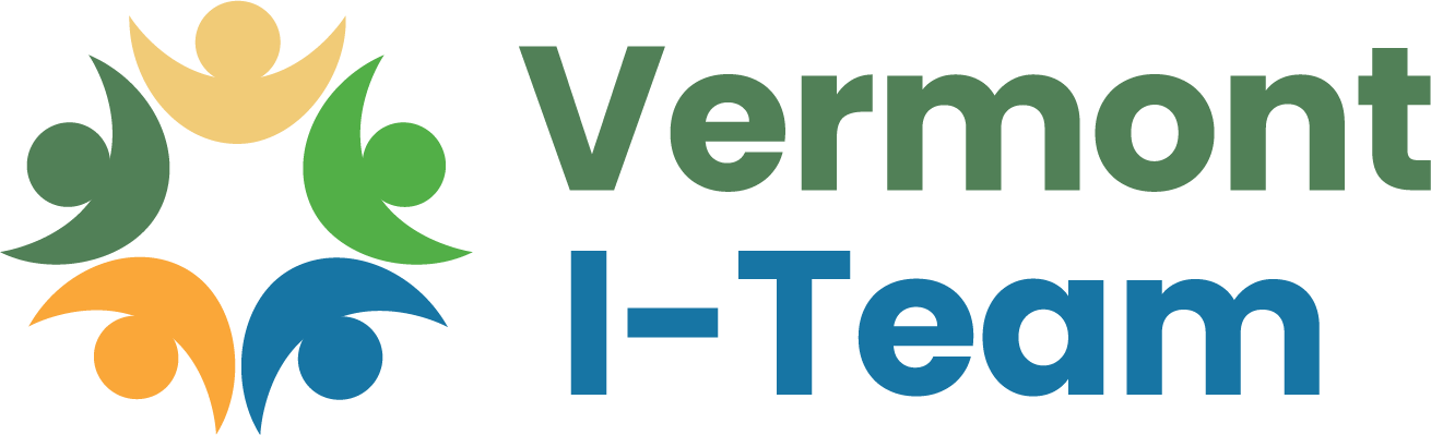 Vermont I-Team logo with icon of 5 people in a circle in different colors.
