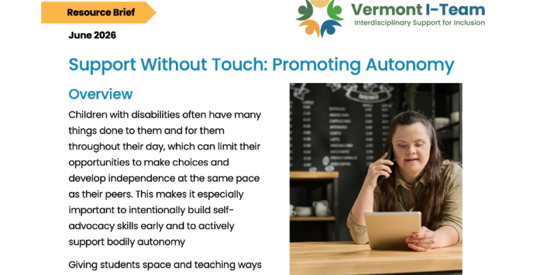 Thumbnail of Respectful Touch resource brief
