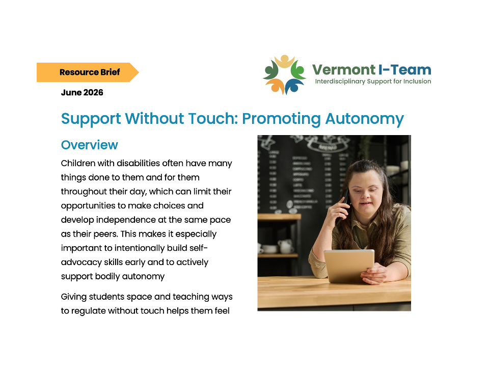 Thumbnail of Respectful Touch resource brief