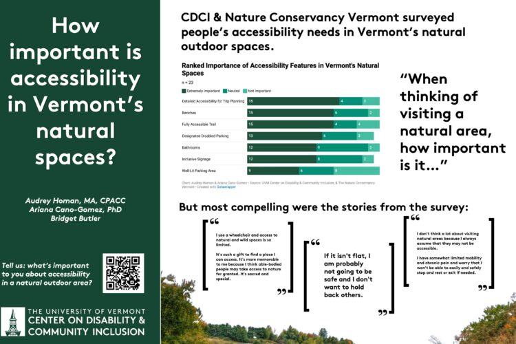 Thumbnail of outdoor accessibility research poster