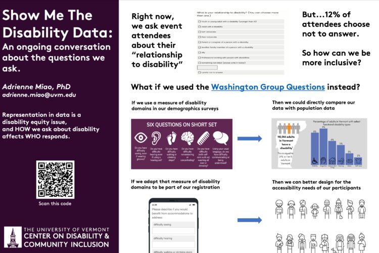 Thumbnail of research poster for Show Me the Disability Data