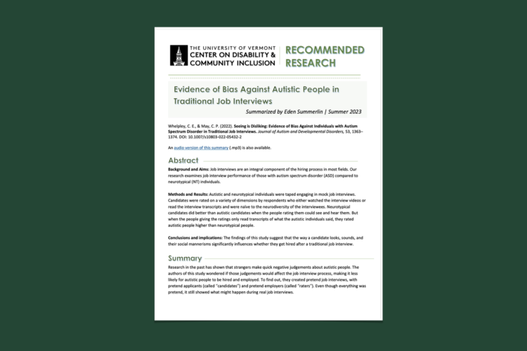 thumbnail of Whelpley recommended research summary