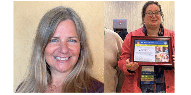 Photos of Pam Cummings and Nicole Villemaire