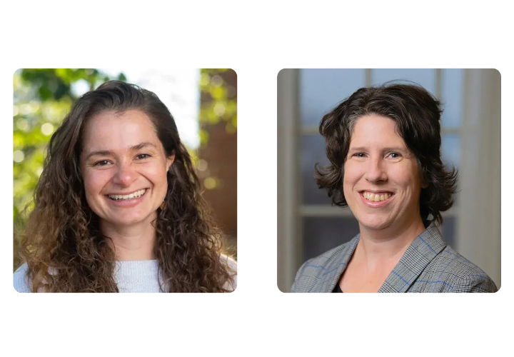 Photos of Drs. Kristabel Stark and Colby Kervick.